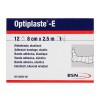 Optiplaste-E (ex-elastoplast-E) 8 cm x 2,5 metri: benda elastica adesiva in cotone e viscosa (confezione da 12 unità)